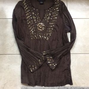 Gorgeous shimmer sequined blouse
